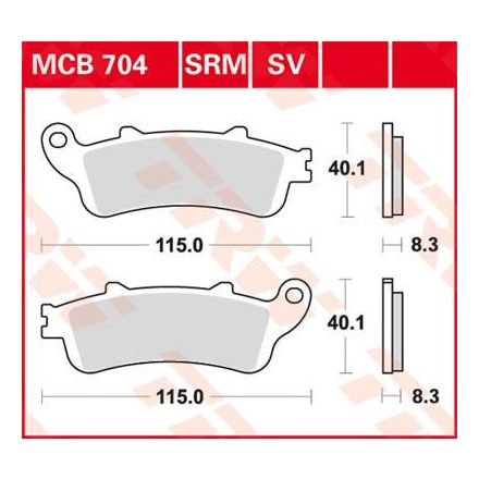 Placute-Frana-Sinter-Fata-Trw-Mcb704Sv-Fata