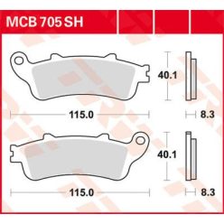 Placute-Frana-Sinter-Spate-Trw-Mcb705Sh-Spate