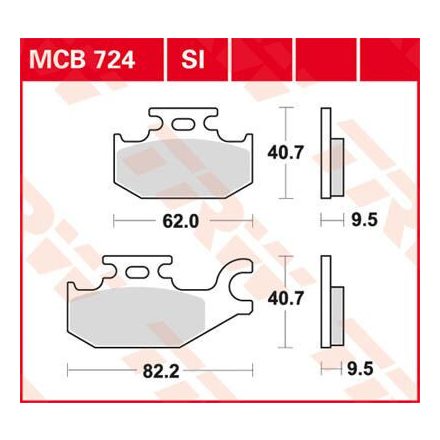 Trw Placute Frana Mcb724Si Mcb724Si