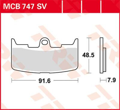 Trw Placute Frana Mcb747Sv Mcb747Sv