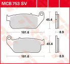 Plăcuțe frână sinterizate TRW MCB753SV