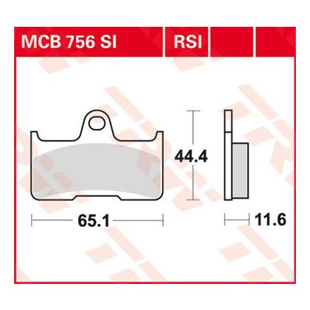 Trw Placute Frana Mcb756Si Mcb756Si