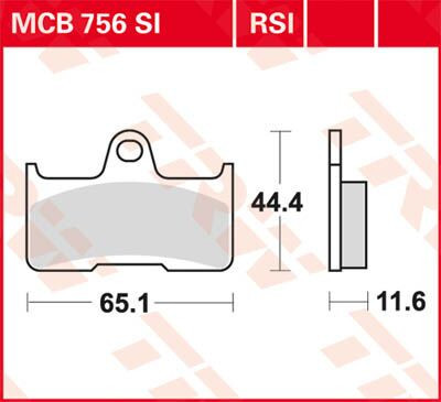 Trw Placute Frana Mcb756Si Mcb756Si