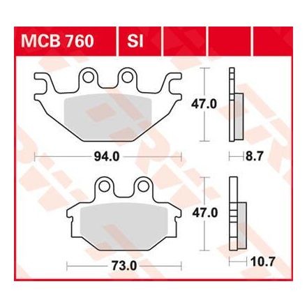 Placute-Frana-Sinter-Si-Trw-Mcb760Si-Fata