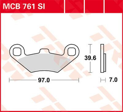 Trw Placute Frana Mcb761Si Mcb761Si