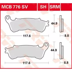 Placute-Frana-Sinter-Spate-Trw-Mcb776Sh-Fata-Spate
