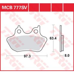 Trw Placute Frana Mcb777Sv Mcb777Sv