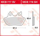 Trw Placute Frana Mcb777Sv Mcb777Sv