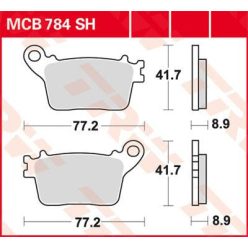 Placute-Frana-Sinter-Spate-Trw-Mcb784Sh-Spate