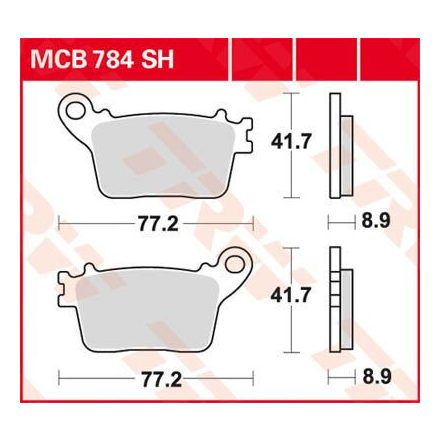 Placute-Frana-Sinter-Spate-Trw-Mcb784Sh-Spate