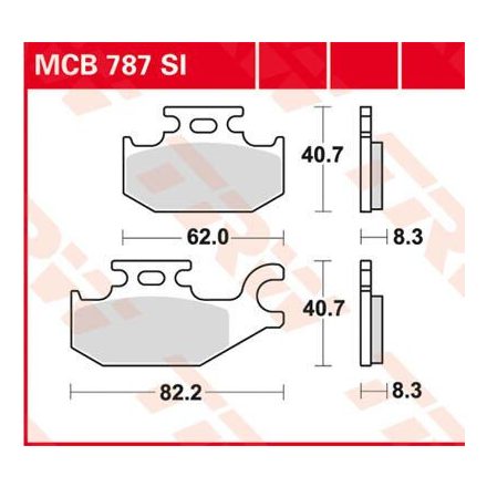 Placute-Frana-Sinter-Si-Trw-Mcb787Si-Fata-Dreapta