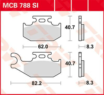 Placute-Frana-Sinter-Si-Trw-Mcb788Si-Fata-Stanga