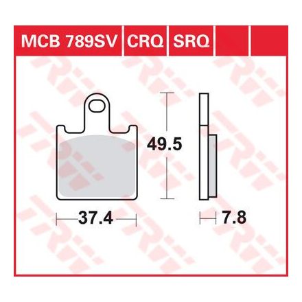 Placute-Frana-Sinter-Fata-Trw-Mcb789Sv-Fata