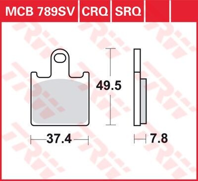 Placute-Frana-Sinter-Fata-Trw-Mcb789Sv-Fata