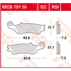 Placute-Frana-Sinter-Rsi-Trw-Mcb791Rsi