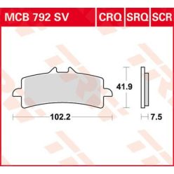 Placute-Frana-Sinter-Fata-Trw-Mcb792Sv-Fata