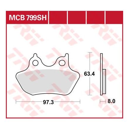 Trw Placute Frana Trw 44082-00 Mcb799Sh