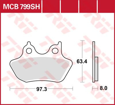 Trw Placute Frana Trw 44082-00 Mcb799Sh