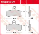 Plăcuțe frână sinterizate TRW MCB813SV