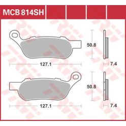 Placute frana TRW Sinter Spate MCB814SH