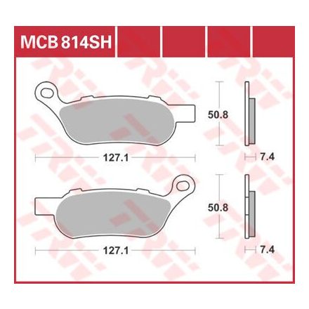 Trw Placute Frana Mcb814Sh Mcb814Sh