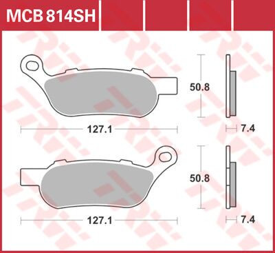 Trw Placute Frana Mcb814Sh Mcb814Sh