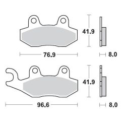 Moto-Master Placute Frana Racing 091911