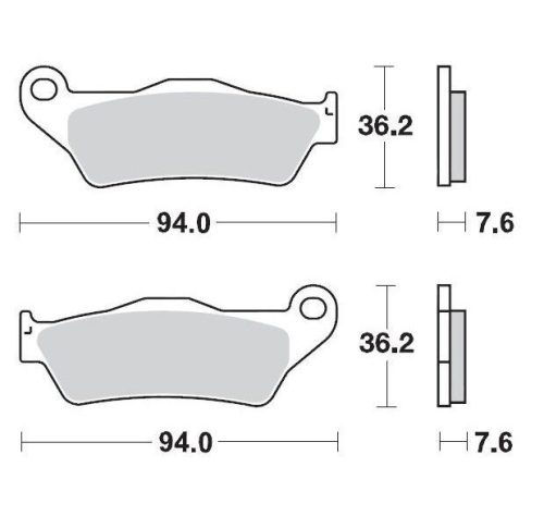 Moto-Master Placute Frana Racing 093011