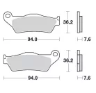Plăcuțe frână sinterizate MOTO-MASTER 93012