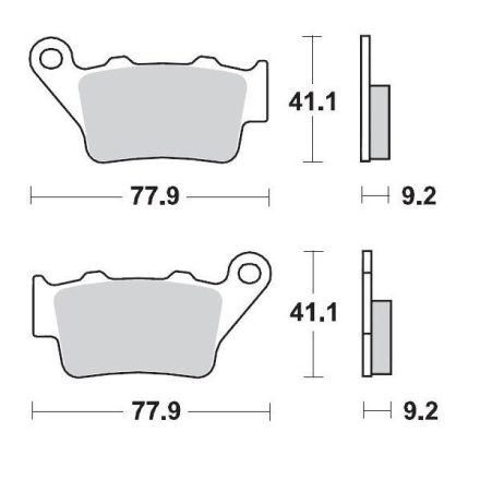 Moto-Master Placute Frana Racing 093211