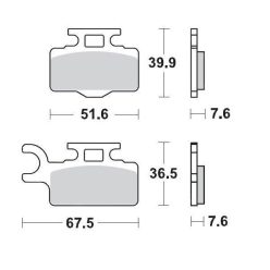 Placute frana MOTO-MASTER Sinter Offroad 094111