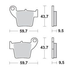 Moto-Master Placute Frana Racing 094311