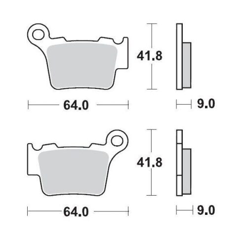 Moto-Master Placute Frana Racing 094411