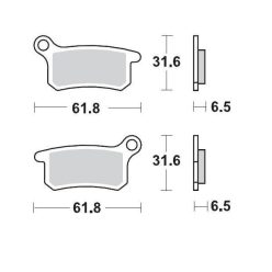 Moto-Master Placute Frana Racing Gp 094612