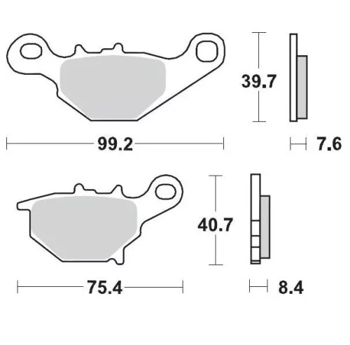 Plăcuțe frână sinterizate MOTO-MASTER 94811