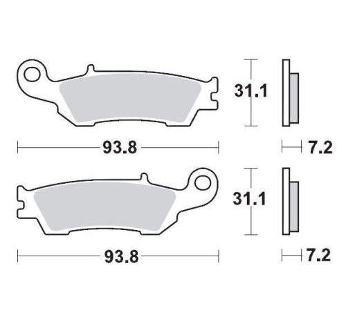 Moto-Master Placute Frana Racing Gp 094912