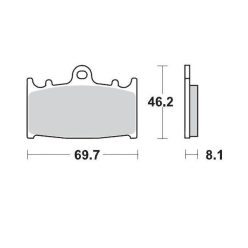 Moto-Master Placute Frana Racing Gp 099912