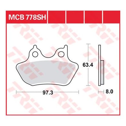 Trw Placute Frana 44082-00C Mcb778Sh