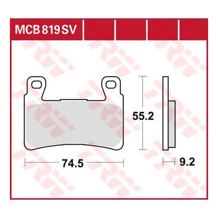 Trw Placute Frana Mcb819Sv Mcb819Sv