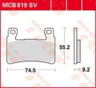 Plăcuțe frână sinterizate TRW MCB819SV