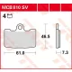 Plăcuțe frână sinterizate TRW MCB810SV