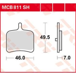 Trw Placute Frana Mcb811Sh Mcb811Sh