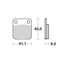 Placute frana MOTO-MASTER Sinter Offroad 090011