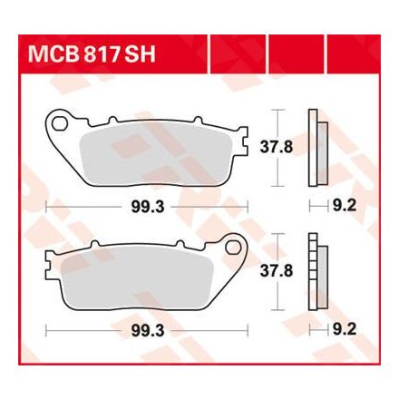 Placute-Frana-Sinter-Spate-Trw-Mcb817Sh-Spate