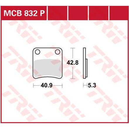 Placute-Frana-Standard-Trw-Mcb832Pparking-Brake