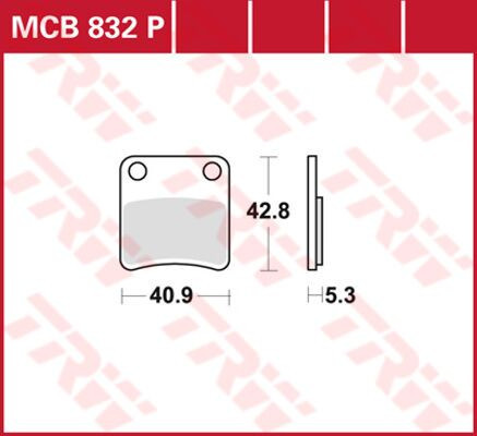 Placute-Frana-Standard-Trw-Mcb832Pparking-Brake