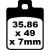 Placute-Frana-Sfa-Hh-Series-Sintered-Metal-Ebc-Sfa260Hh