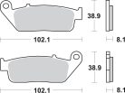 Sbs Placute Frana Car/Cer 627Hf