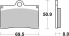 Sbs Placute Frana Car/Cer 566Hf