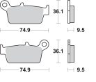 Placute frana SBS Sinter Offroad 604SI